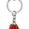 Leather Keyring - Dog