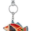 Leather Keyring - Humuhumunukunukuapua'a Fish