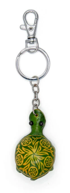 Leather Keyring - Honu