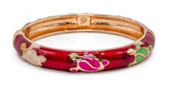 Medium Island Bangle - Honu Design: Red