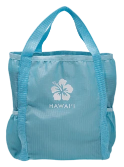 Aloha Totes: Hibiscus - Seafoam