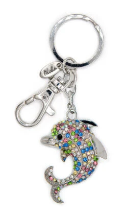 Island Bling Keyring - Dolphin: Multicolored