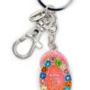 Island Bling Keyring - Hawaii Slipper: Pink