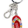 Island Bling Keyring - Hawaii Slipper: Red