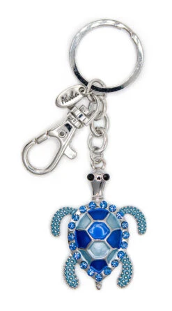 Island Bling Keyring - Honu: Blue