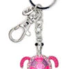 Island Bling Keyring - Honu: Pink