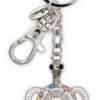 Island Bling Keyring - Honu: White