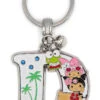 SANRIO Hello Kitty® & Friends HAWAII Initial Keyring: D