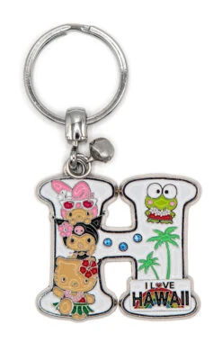 SANRIO Hello Kitty® & Friends HAWAII Initial Keyring: H