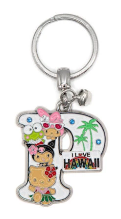 SANRIO Hello Kitty® & Friends HAWAII Initial Keyring: P