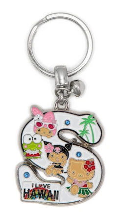 SANRIO Hello Kitty® & Friends HAWAII Initial Keyring: S