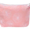 Hawaii Loa Tyvek Water Resistant Medium Pouch: Coral Pink Hibiscus
