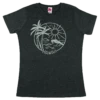 Island Girl® Surf Tee - Sun Surf: Charcoal Heather