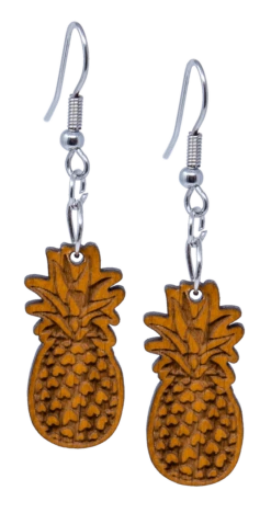 Island Edge® Small Dangle Earrings: Pineapple