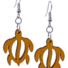 Island Edge® Medium Dangle Earrings: Honu