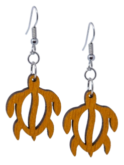 Island Edge® Medium Dangle Earrings: Honu