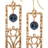Jewel Of The Sea Dangle Earrings: Honu Frame