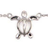 Moana Collection Sterling Silver Anklet: Turtle