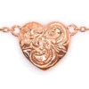 Moana Collection Rose Gold Anklet: Heart