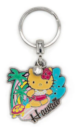 SANRIO Hello Kitty® Keyring: Hula Surf