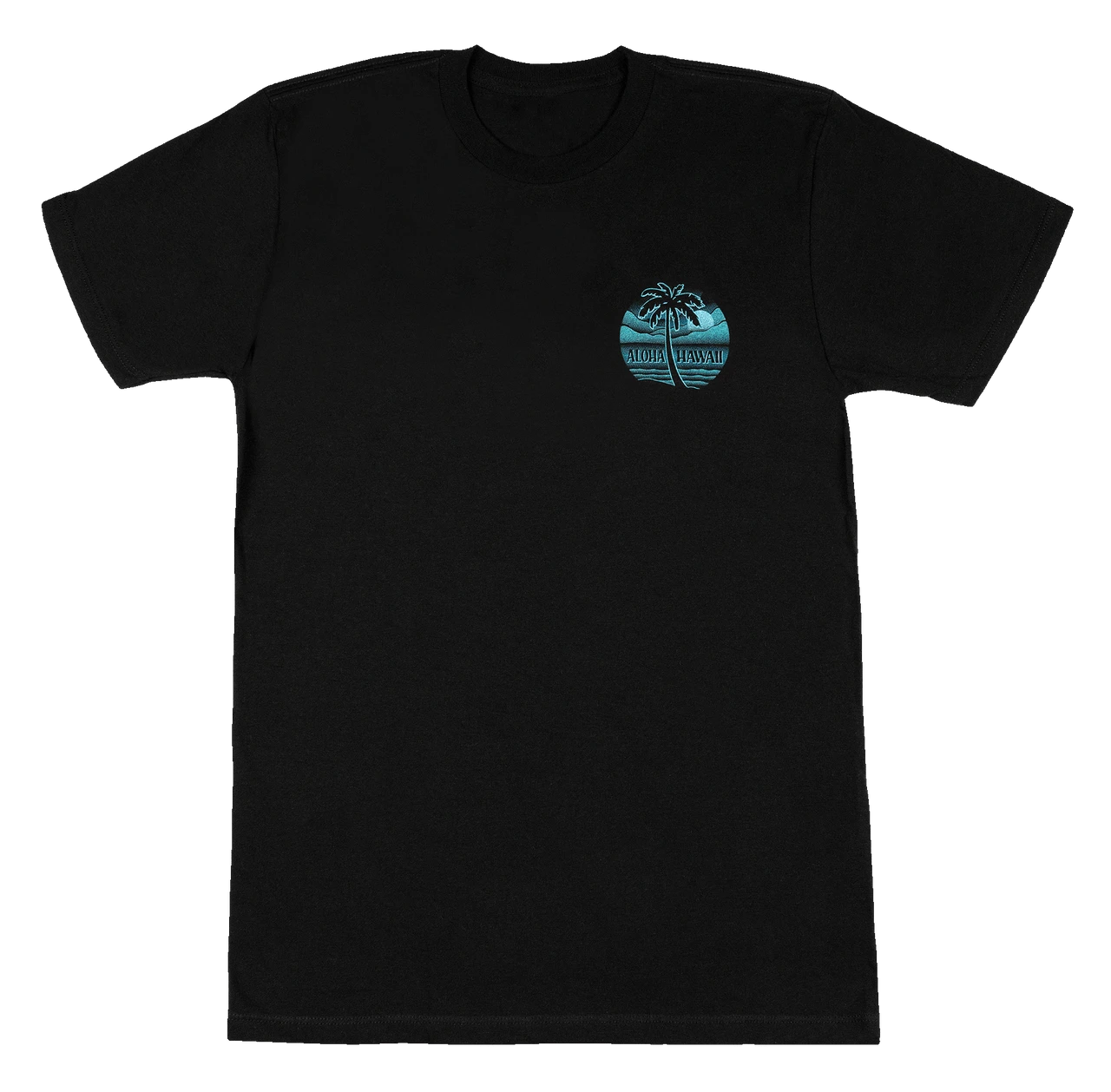 Crew Neck Tee - Moonlight: Black