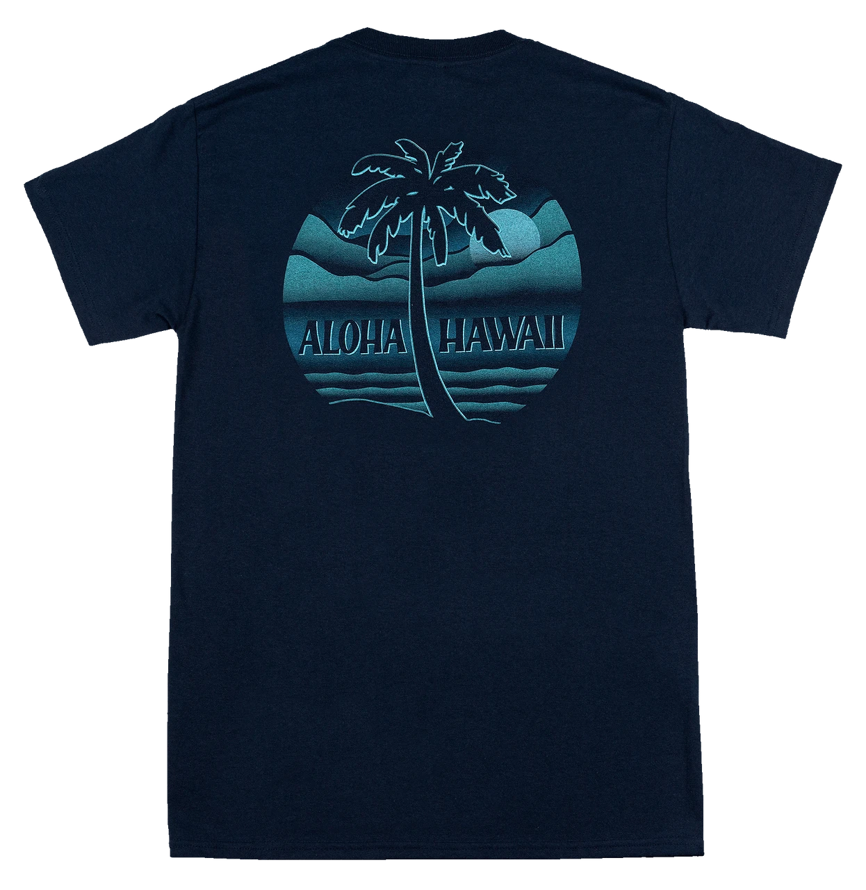 Crew Neck Tee - Moonlight: Navy - Image 2