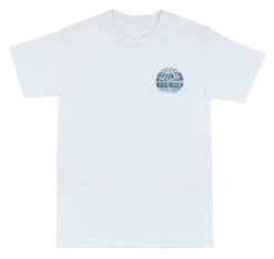 Crew Neck Tee - Moonlight: White