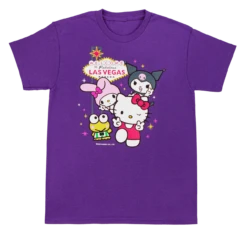 SANRIO Hello Kitty® & Friends LAS VEGAS Child's Tee - Friends: Purple