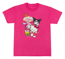 SANRIO Hello Kitty® & Friends LAS VEGAS Child's Tee - Friends: Raspberry