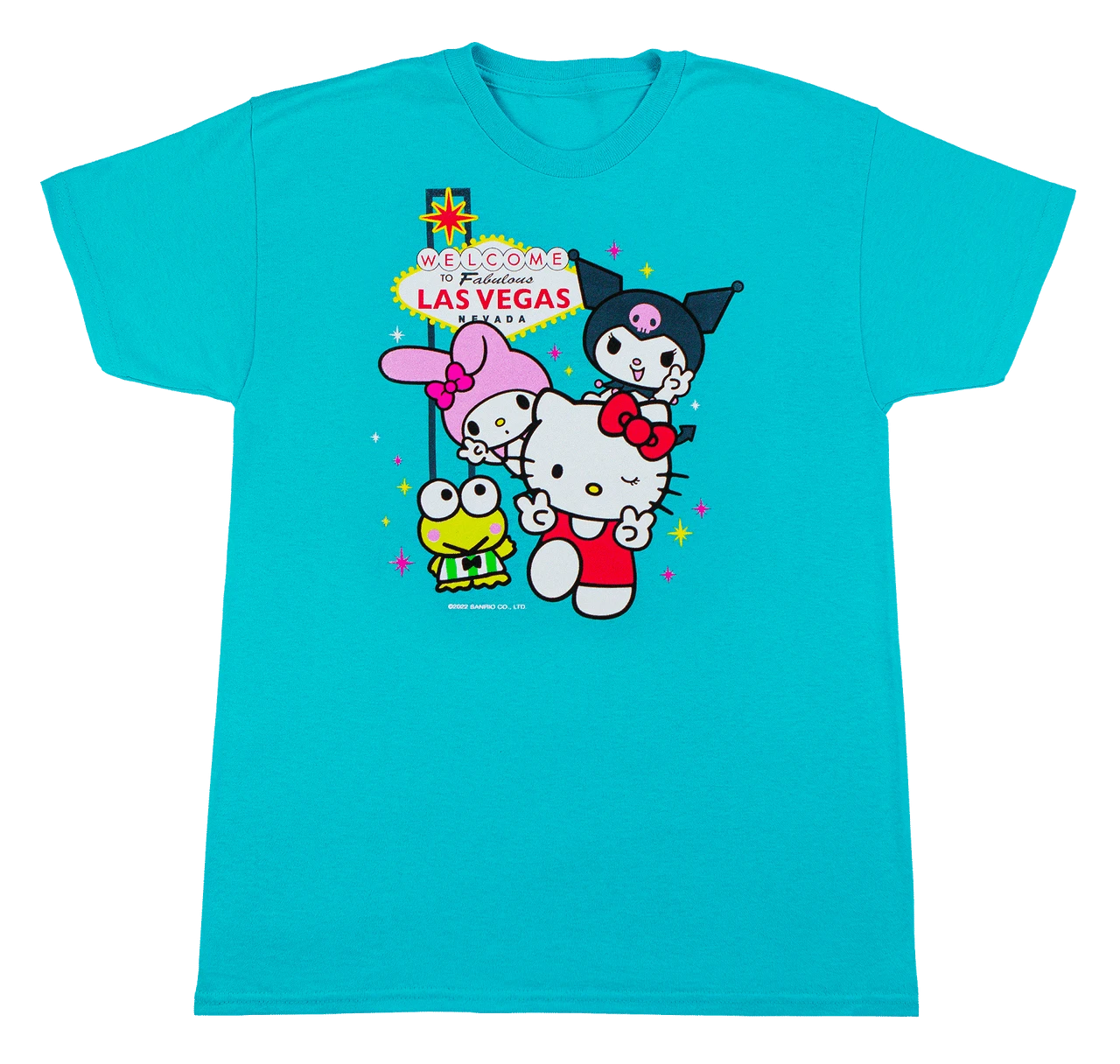 SANRIO Hello Kitty® & Friends LAS VEGAS Child's Tee - Friends: Tahiti Blue