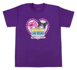 SANRIO Hello Kitty® & Friends LAS VEGAS Child's Tee - My Melody & Kuromi: Purple