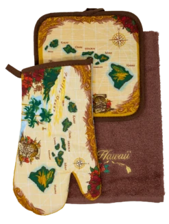 Hawaiian Design Premium Kitchen Set: Island Chain