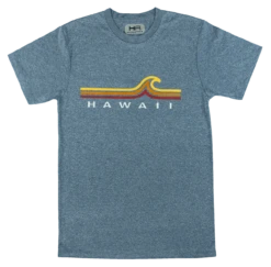 Hawaiian Athletics® Sports Tee - Beach Break: Navy Heather