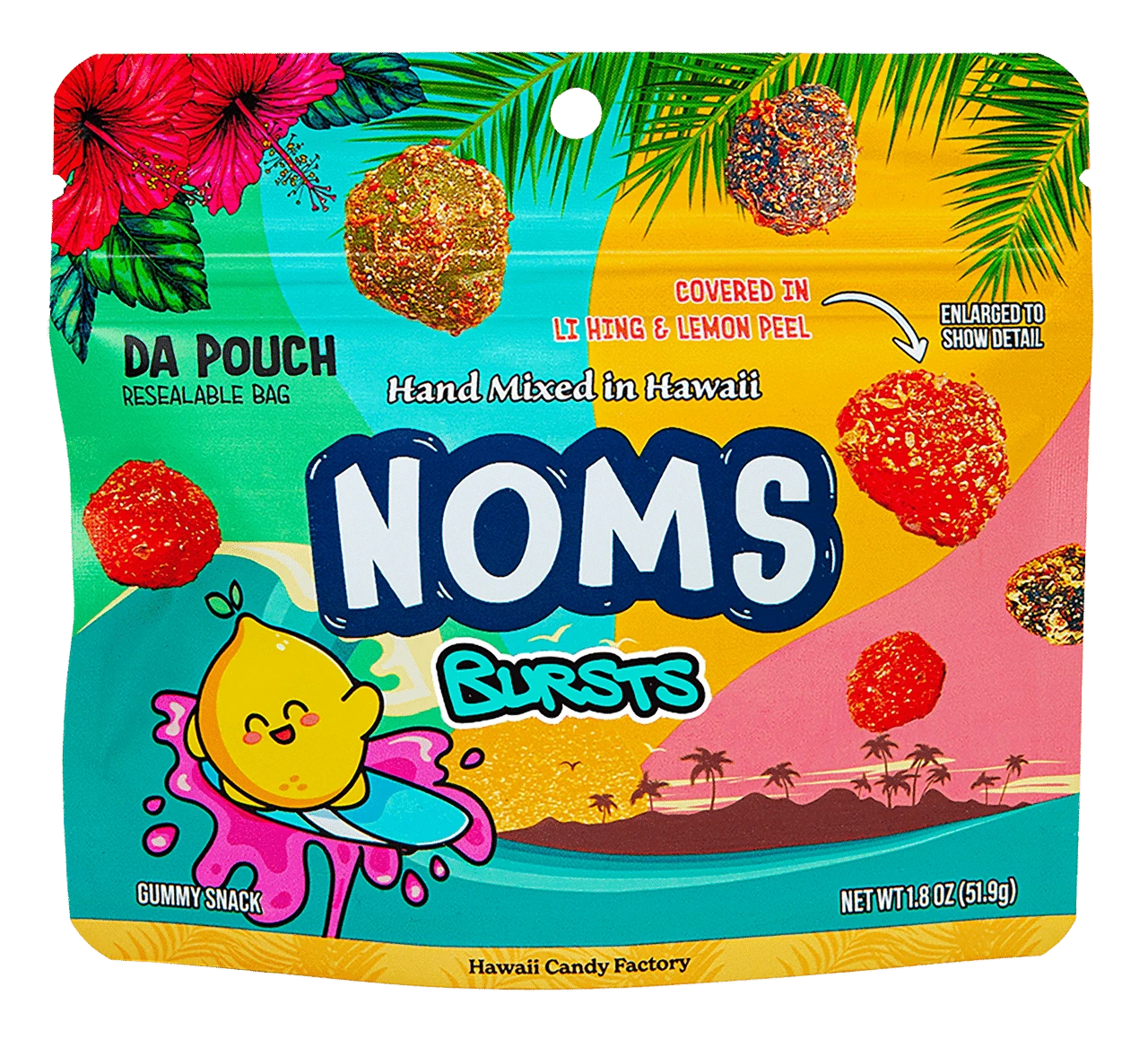 NOMS Li Hing & Lemon Peel Candies: Bursts - Image 2