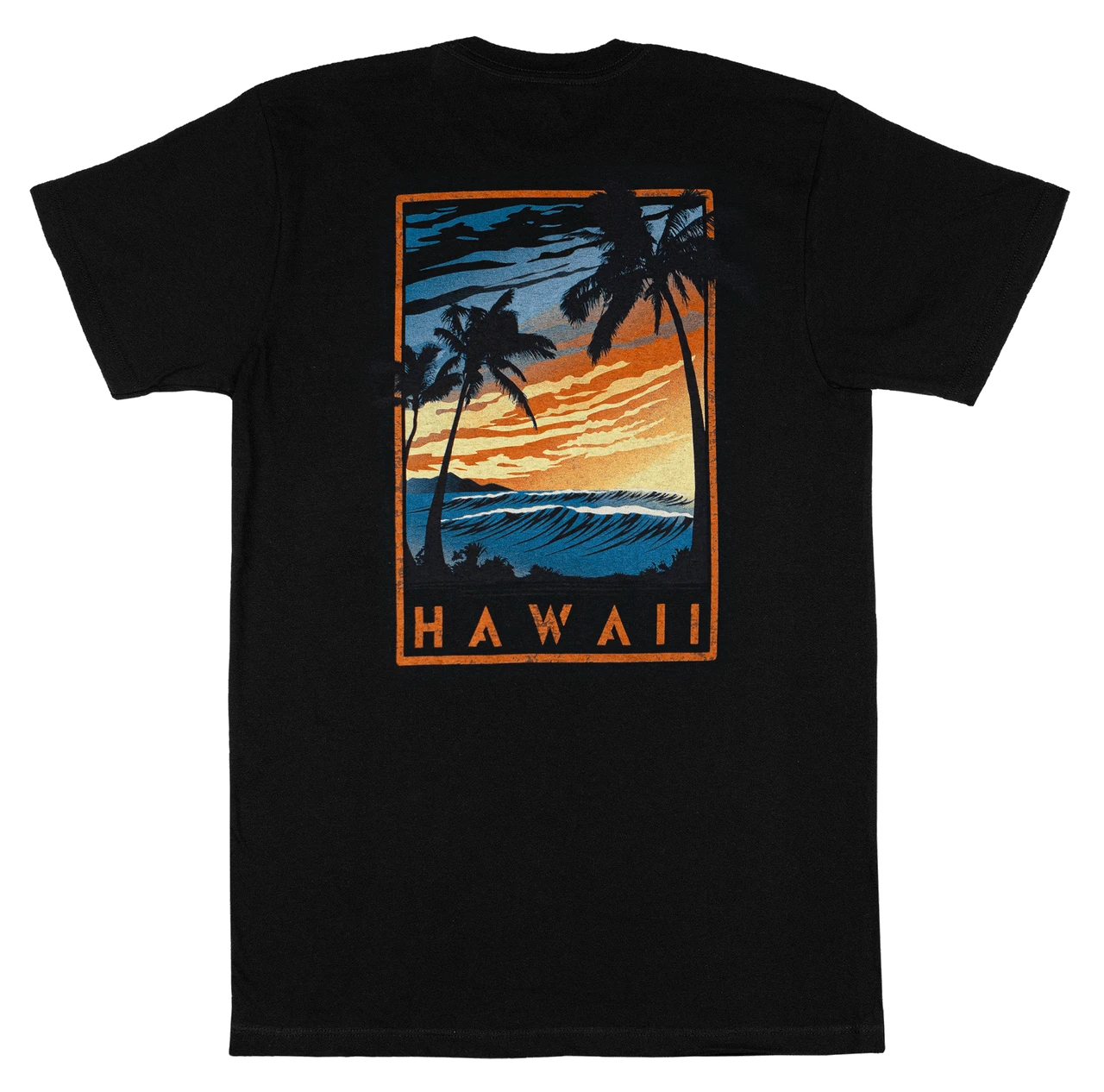 Crew Neck Tee - Seaside: Black - Image 2