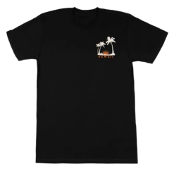 Crew Neck Tee - Seaside: Black