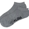 Hawaiian Performance Surfwear® Athletic Cut Socks: Shaka Gray