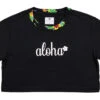 Island Design Collection Crop Tee: Black