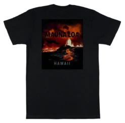 Vintage Dyed Tee - Mauna Loa: Black