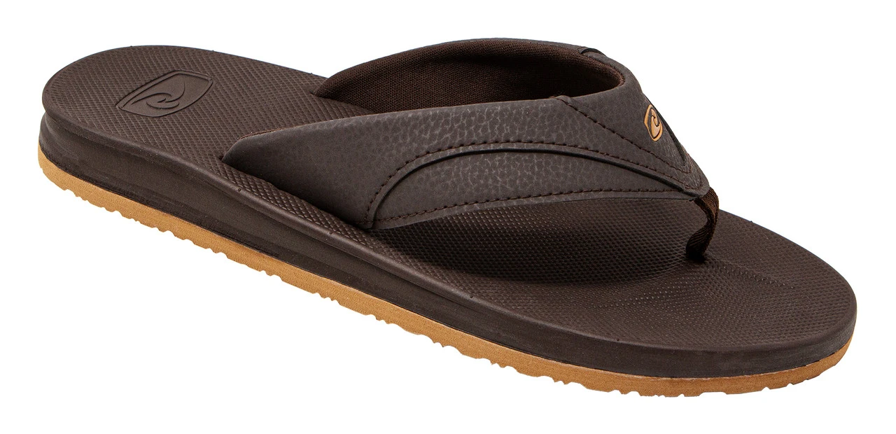 Hawaiian Performance Surfwear® Slippers: Brown - Image 3