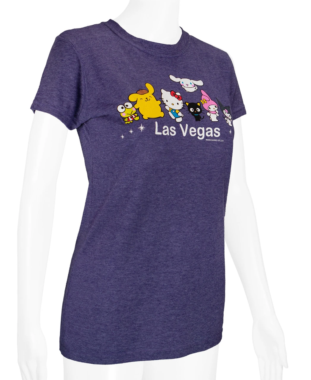 SANRIO Hello Kitty® & Friends LAS VEGAS Baby Tee - Friends: Purple Heather - Image 3