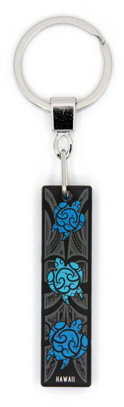 Island Life Keychain - Slim Series: Honu Blue