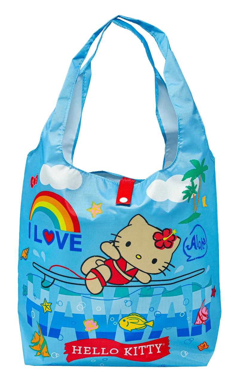 SANRIO Hello Kitty® Foldable Totes: Hello Kitty® Ocean