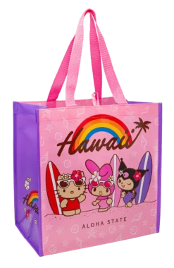 SANRIO Hello Kitty® Reusable Bag: Hello Kitty® Friends Surf