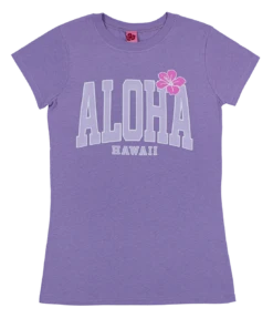 Island Girl® Surf Tee - Big Aloha: Lavender