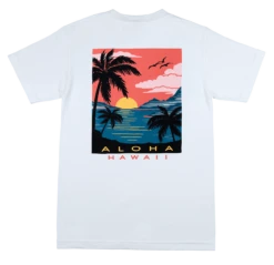 Hawaiian Performance Surfwear® - Paradise: White
