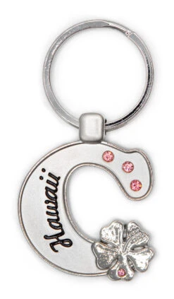 Island Girl® Rhinestone Keyring: C