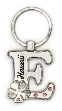 Island Girl® Rhinestone Keyring: E
