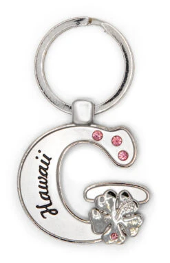 Island Girl® Rhinestone Keyring: G
