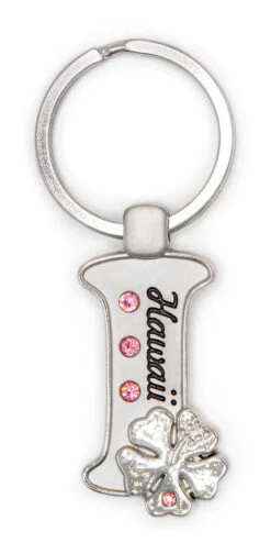 Island Girl® Rhinestone Keyring: I